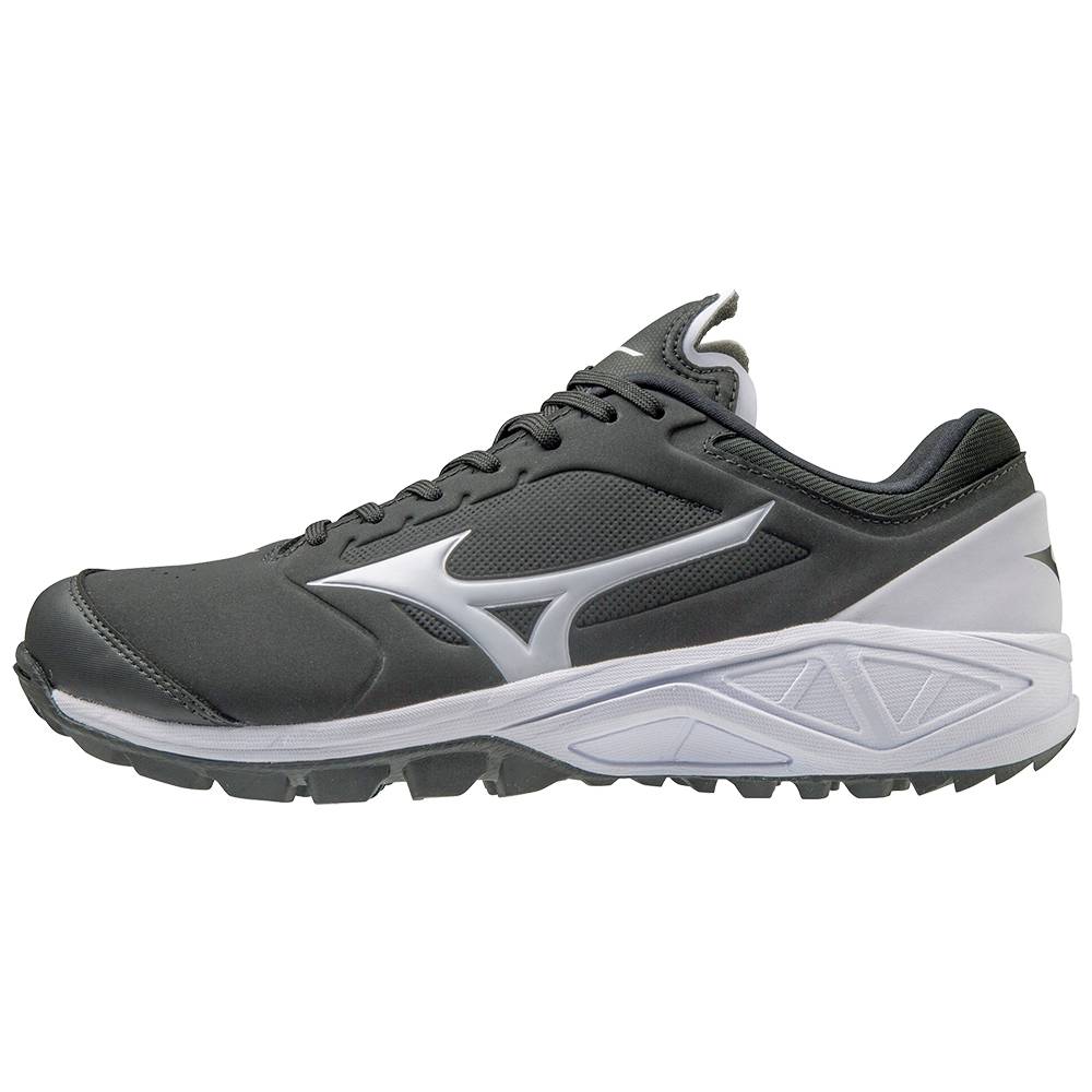 Mizuno Dominant 3 All Surface Turf - Bayan Beyzbol Ayakkabısı - Gri/Beyaz Türkiye (FPWGDH-506)